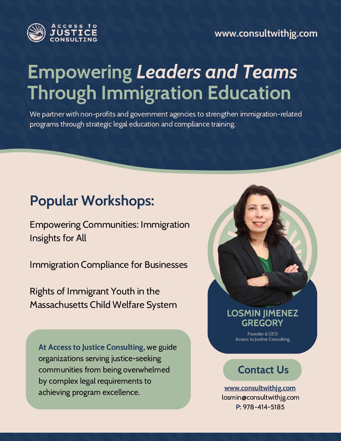 Access to Justice Consulting Flyer Template by Unstoppable Latina Marketing (1)